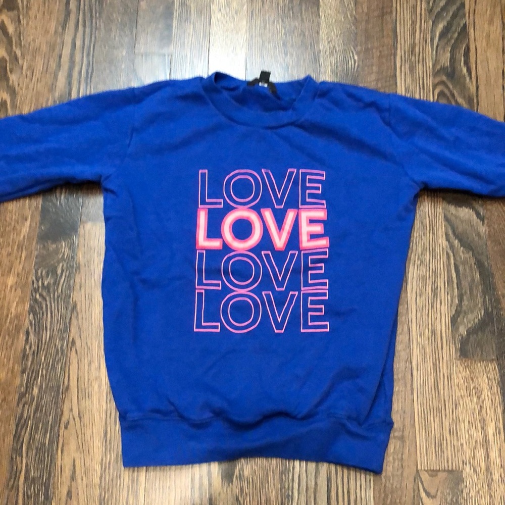 J Crew Love Sweatshirt